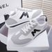 New 2024 Women Casual Walking Shoes Summer Flat Lace Up Leather High Quality Fashion Flat-Bottomed Female Gump Sneakers_vogvips.com