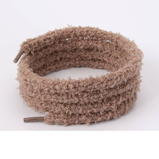 Fuzzy Round Shoelaces For Sneakers & Casual Shoes - Soft Plush Laces In Multiple Colors Homemade Cute Plush Shoe Ropes Unisex Shoes Plush Shoelaces_vogvips.com