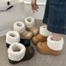 Thick Soled Height Increasing And Plush Snow Boots For Women In Autumn And Winter 2025, New Warm Cotton Shoes That Are Versatile_vogvips.com