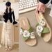 Women's Flat Sandals Bohemian Style Xishuangbanna Outdoor Summer Slides Match Dresses Versatile Seaside Beach Sandals_vogvips.com