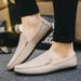 Men’s Shoes Summer Cloth Shoes, Toes Shoes, Men's Casual Shoes, Korean Style, Trendy Lazy One Step Canvas Shoes, Size 45 Men's Shoes_vogvips.com
