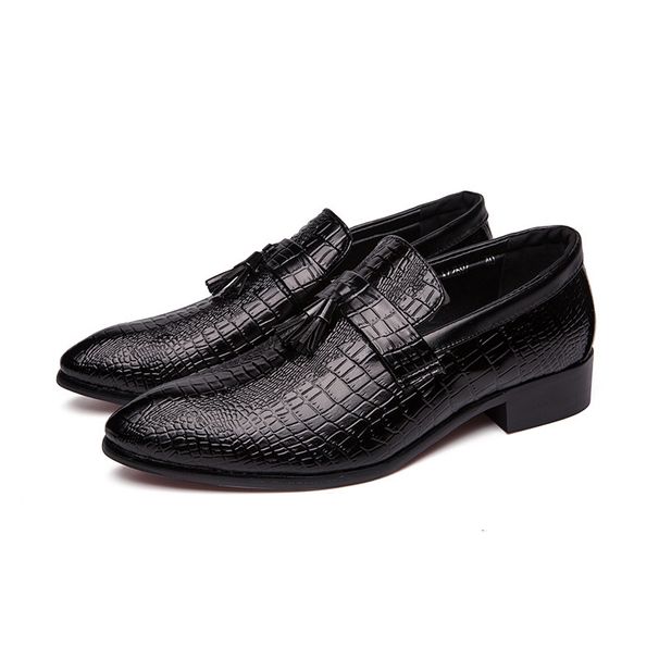 Men's Alligator Fringe Dress Shoes_vogvips.com