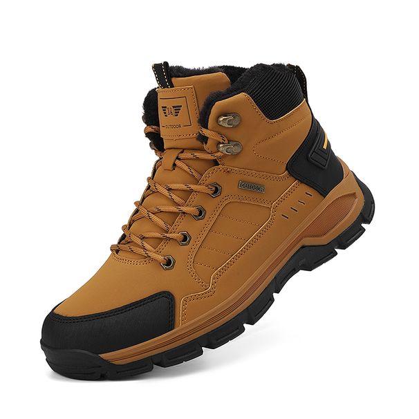 Men Winter Snow Boots Super Warm Plus Men Hiking Boots High Quality Waterproof Leather Men's Boots Outdoor Ankle Boots Sneakers_vogvips.com
