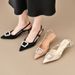 Beautiful High Heels Spring And Summer 2026 New Pointed Patent Leather Rhinestones Black High Heels Stiletto Sandals Single Shoes_vogvips.com