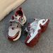 2025 Spring/Summer New Versatile Petite Super Popular Red Dad Shoes Women's Height Increasing Thick Sole Breathable_vogvips.com