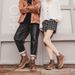 European Warm Series Italian Plus Size Autumn Winter New Couple Martin Thick Sole Genuine Leather Yellow Boots_vogvips.com