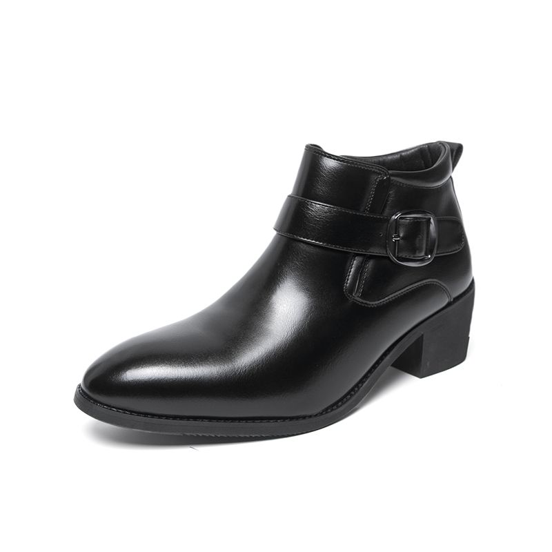 New Fashion Chelsea Boots Men's Brown Retro High-top Men's Boots European And American Fashion Boots British Gentleman Leather Boots_vogvips.com