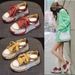 Women's Leather Cutout Dad 2025 Summer New Retro Lightweight Height-increasing Casual Sports Shoes, Thick-soled Sandals_vogvips.com