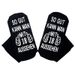 All-cotton mid-tube casual creative socks floor socks sole letter non-slip adhesive socks_vogvips.com