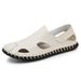 Large Size Sandals Men In Summer, With Hollowed Out Anti Odor Holes And Trendy Soft Soles For Men's Shoes_vogvips.com