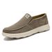 New Summer Canvas Shoes For Men, One-legged Casual Shoes, And Korean-style Breathable Work Shoes_vogvips.com