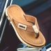 Men’s Summer Slip-resistant Chevron Flip-flops For Home, Bathroom, Showering, Wearable, Durable, Soft Sole, Trendy, Cool Sandals_vogvips.com