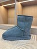Henan Sangpo Leather Women's Boots 5825 Fur Integrated High-end Snow Boots Super Thick Warm Comfortable Versatile And Elegant_vogvips.com