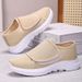 Women's Shoes Convenient Velcro Elderly Shoes Middle-aged And Elderly Walking Shoes Soft-soled Mother Shoes_vogvips.com