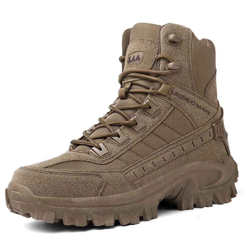 Winter Men Climbing Hiking Shoes Men Ankle Boots High Top Man Boots Desert Mens Work Shoes Outdoor Male Sneakers Zapatos Hombre_vogvips.com
