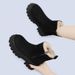 Women's Snow 2025 New Autumn Winter FashiNewable Versatile Short Boots NNew-Slip Fleece Lined Thickened Warm CottNew Shoes_vogvips.com