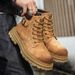 European Warm Series Men's Martin Autumn Winter 2025 New Outdoor Sports Casual Motorcycle Desert High Top Yellow Boots Men_vogvips.com