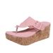 Summer New Large Size Flip-Flops Casual Fashion Wide-Edged Outdoor Beach Women's Thick-Soled Sandals_vogvips.com