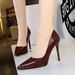 3255-3 Wind Super Waterproof Platform Shallow Mouth Pointed Sexy Nightclub High Heel Women's Single Shoes_vogvips.com