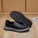 New men's set foot casual shoes light soft thick soles comfortable breathable line male leather shoes_vogvips.com