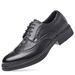Euro Step Brogue Top Layer Cowhide Business Formal British Carved Men's Leather Lace-up Breathable Trendy Oxford Shoes_vogvips.com