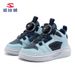 Habi Bear Leather Surface Autumn Children's Rotating Buckle Board Boys' Sports Girls' Running Shoes White Sneakers_vogvips.com