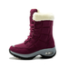 Tactical Boots Women's Waterproof High-top Warm Fur Outdoor Hiking Shoes_vogvips.com
