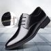 Autumn 2022 New Men's Business Dress Leather Shoes Men's Leather Lace-Up 6cm Leather Shoes Single 1058_vogvips.com