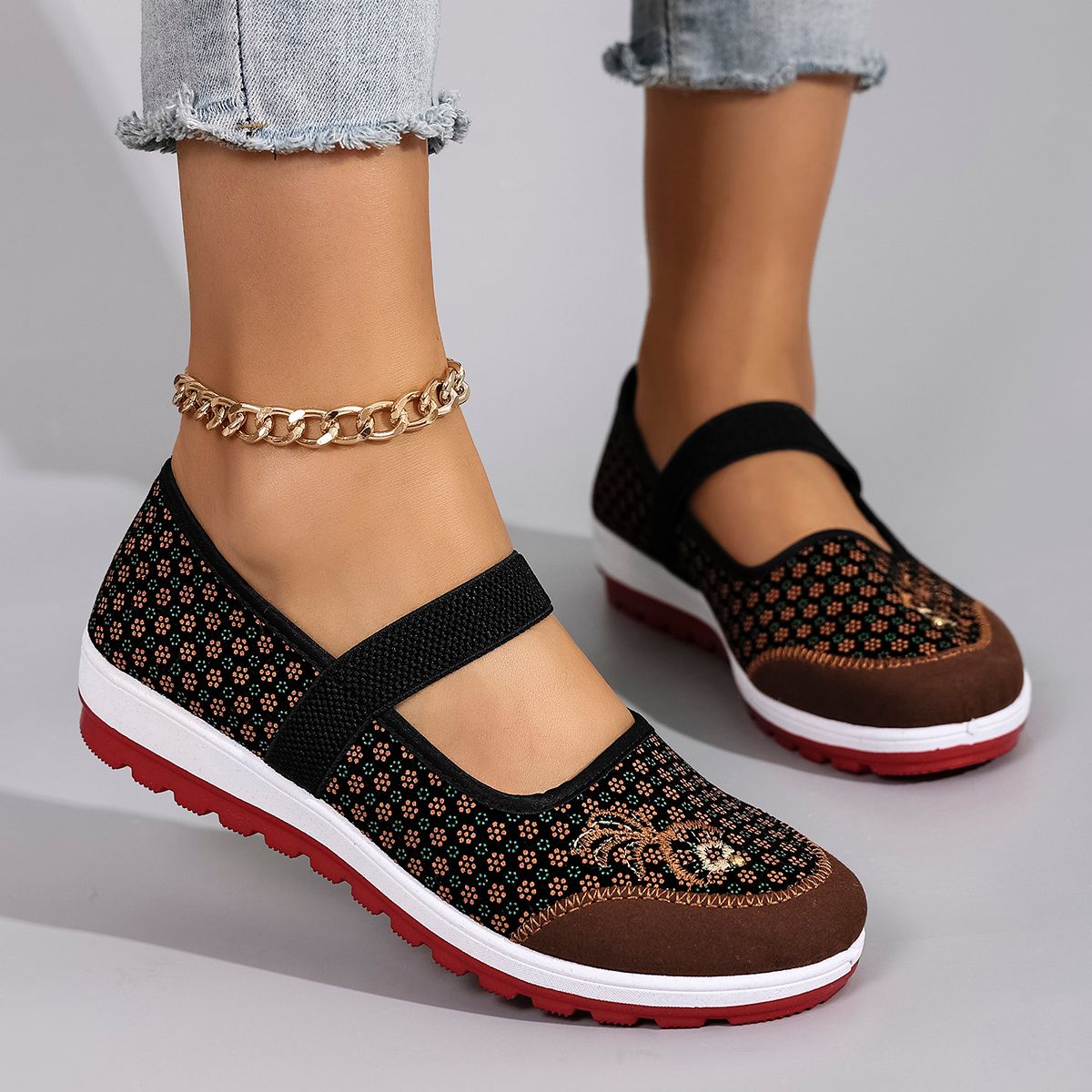 Spring Women's Comfortable, Breathable, Lightweight And Wear-Resistant Casual Shoes With Soft Soles For Lazy People To_vogvips.com