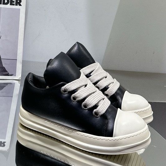 RO Chubby Bread 2025 Autumn New Niche Design Couple Matching Height Increasing Versatile Sports Casual Shoes_vogvips.com