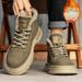 European Warm Series Martin Winter Fleece Lined Thickened Warm High-top Work Shoes British Style Men's Mid-top Snow Boots_vogvips.com