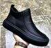European Warm Series Fleece-Lined Martin For Men, Winter British Style Warm High-Top Leather Boots, Trendy Versatile Cotton Boots_vogvips.com