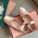 Mary Jane Ballet Designer Elegant Evening Dance Fashion Dress Shoes Flat Sandals Women's Luxury Brand Leather Factory_vogvips.com