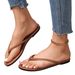 2026 New Style Woven Flip-Flops Women, Flat Beach Shoes, Fashionable And Versatile, Soft Sole, Comfortable For Outdoor_vogvips.com