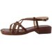 Brown For Women 2023 New Versatile Retro Open-Toe Woven Hollow Roman Flat Beach Comfortable Women's Sandals_vogvips.com