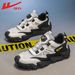 Pull-back Shoes Men's Mesh Shoes 2026 Summer New Outdoor Hiking Shoes Soft Sole Breathable Sports Shoes B_vogvips.com