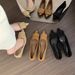 Chuyuji French-style Suede Pointed-toe Stiletto Women's High-heeled Shoes, New Spring Autumn Model, Versatile And_vogvips.com