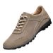Men's Casual Shoes Mesh Lace-up Outdoor Casual Work Men's Shoes Round Head Shallow Mouth Work Shoes_vogvips.com
