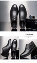 Men's Shoes Inner Height Increase Dress Lace-up Workplace Tooling Leather Shoes Round Head Shallow Mouth Shoes_vogvips.com