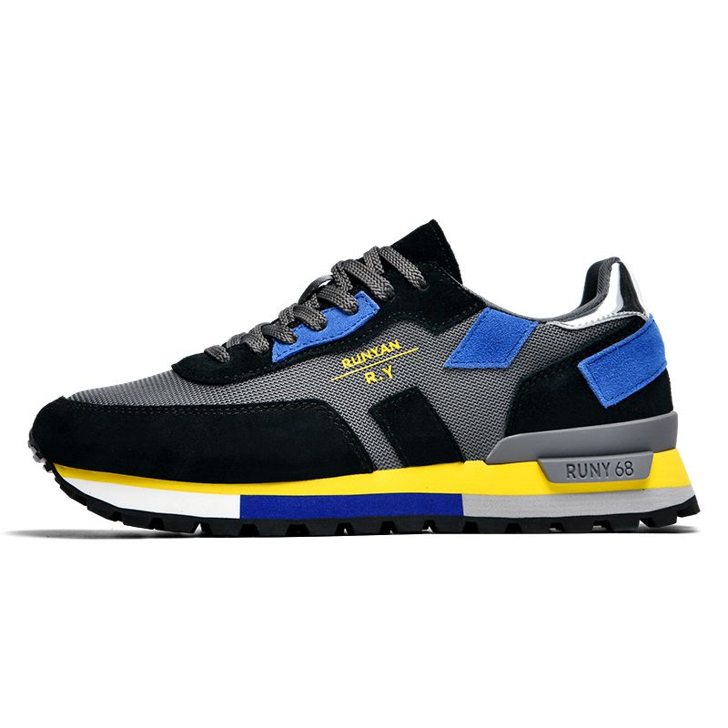 Breathable Outdoor Sports Shoes, Men's And Women's Matching Couple Shoes, Mesh Fabric, Breathable, Double-color, Agan Shoes_vogvips.com