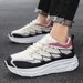 Sports Fashionable Thick Soled Versatile Dad Color Blocked Low Top Mesh Breathable Casual Shoes, Plus Size Men's Shoes_vogvips.com