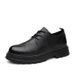 Euro Step Men's 2025 Autumn New Business Formal Genuine Leather Thick Sole Non-Slip British Style Casual Brogue Shoes_vogvips.com