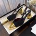 In-Stock Top-Of-The-Line 2025 Classic New-Style Sandals, S, Closed-Toe, Color-Blocked Square-Heeled High-Heeled_vogvips.com