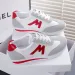 Round Head Deep Mouth Sneakers Light Versatile Breathable Cross Lace Casual Sports White Shoes Tennis Sneaker_vogvips.com