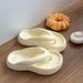 Wo Wearing Herringbone Summer, Thick Soled PVC Indoor Anti Slip Outdoor Leisure, Simple Flat Bottomed Slippers For_vogvips.com
