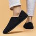 Indoor Household Men's Slippers Soft-soled Casual Non-slip Lightweight Fleece Cotton Shoes_vogvips.com