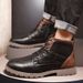 European Warm Series Martin Casual Large Size Zipper Ankle Men's Autumn Winter High-top Shoes Desert Work Boots_vogvips.com