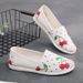 Low-Top Anti-Slip Soft-Soled Canvas Women's Single Beijing Mom Shoes Floral Wear-Resistant Summer Season_vogvips.com
