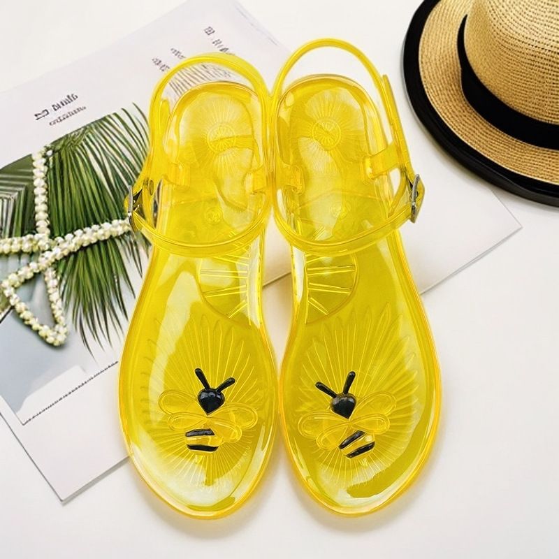 Cross-border Supply Of European And American Style Jelly For Women, Round-toed Soft-soled Non-slip Beach Shoes, Ins_vogvips.com