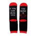 Cotton mid-tube socks sole letter jacquard creative leisure sports socks_vogvips.com